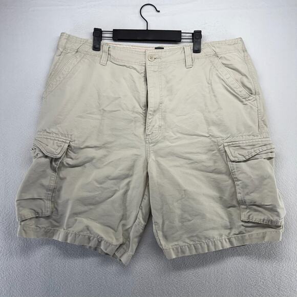 Vintage Urban Pipeline Shorts Men's 40 Beige Cream Baggy Skater Heavyweight y2k - Picture 1 of 11